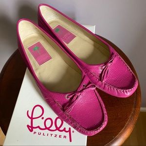 Lily Pulitzer Corey Leather Flats